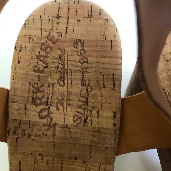 KORK-EASE Women's Camille Leather Strappy Platform Chunky Heel Sandal Size 10M - Picture 11 of 15